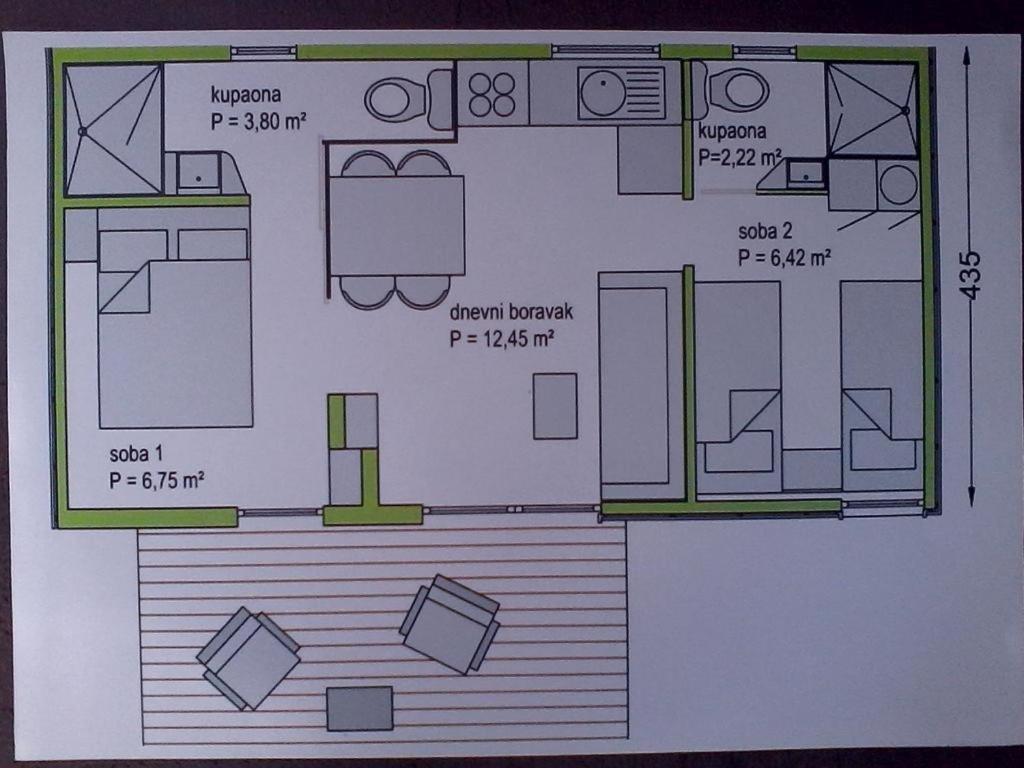 Mobile Home Ivan Vodice Exterior foto